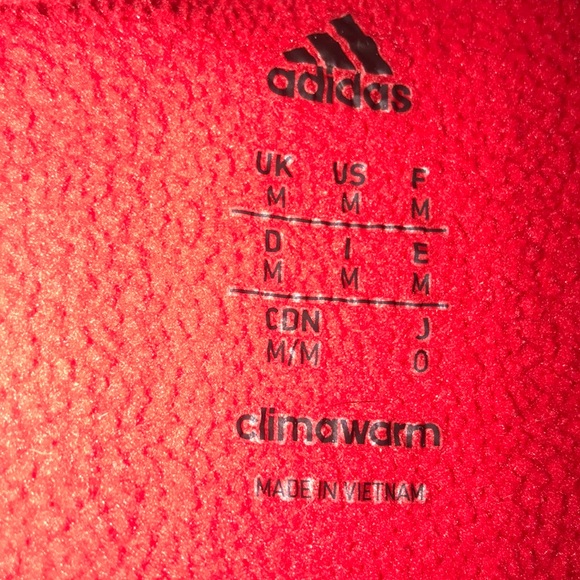 Adidas Jacket size Medium; gray and burgundy - Picture 10 of 10